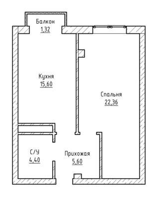 Продам однокомнатную (1-комн.) квартиру, Чернышевского ул, 197, Нальчик г