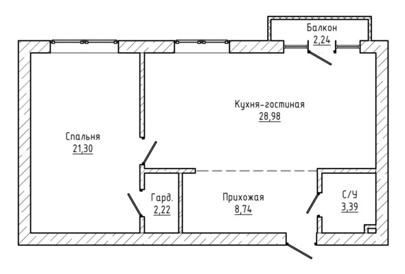 Продам двухкомнатную (2-комн.) квартиру, Шогенова ул, 55, Нальчик г