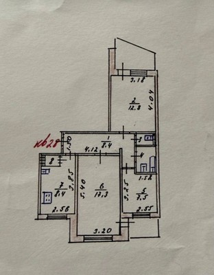 Продам трехкомнатную (3-комн.) квартиру, Победы пр-кт, 214, Симферополь г