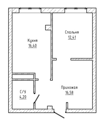 Продам однокомнатную (1-комн.) квартиру, Тарчокова ул, 33, Нальчик г