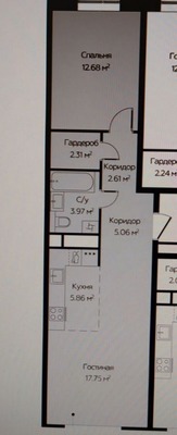 Продам однокомнатную (1-комн.) квартиру, Бояринова (Новое Павлино мкр.) ул, 1, Балашиха г