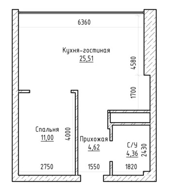 Продам однокомнатную (1-комн.) квартиру, Т.Идарова ул, 180, Нальчик г