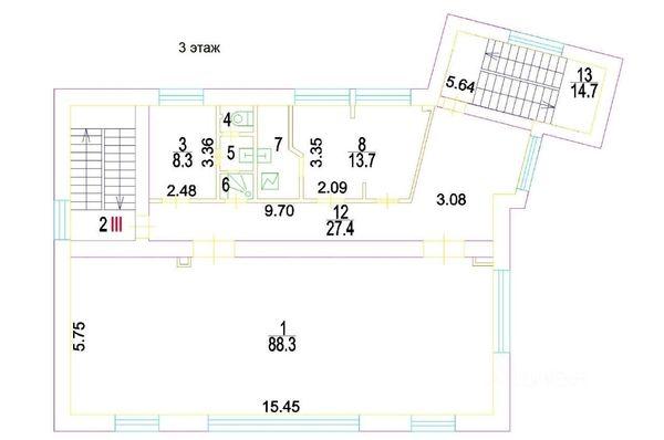 Продам коммерческое помещение 524 м2, Красноармейская ул, 34А, Москва г