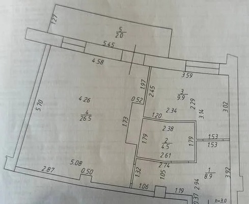 Продам однокомнатную (1-комн.) квартиру, Чистопольская ул, 36, Казань г