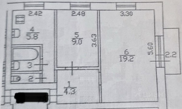 Продам двухкомнатную (2-комн.) квартиру, Васи Алексеева ул, 23А, Санкт-Петербург г