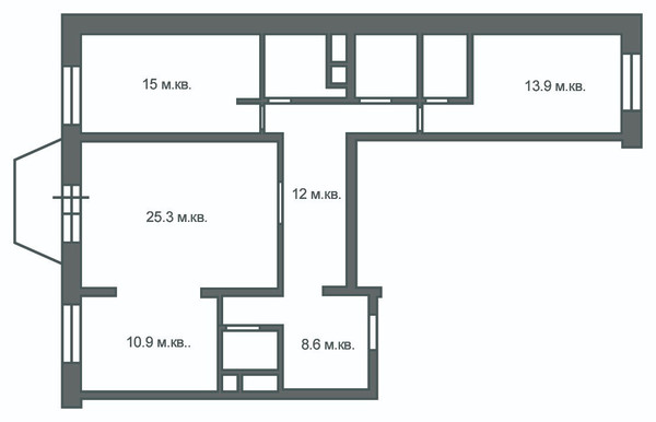 Продам трехкомнатную (3-комн.) квартиру, Жасминовая ул, 8, Апрелевка г