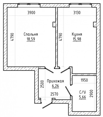Продам однокомнатную (1-комн.) квартиру, ОДС ул, 3, Нальчик г