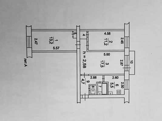 Продам трехкомнатную (3-комн.) квартиру, Октябрьский пр-кт, 405к2, Люберцы г