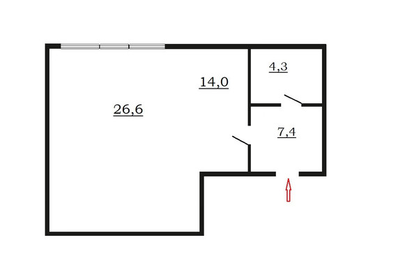 Продам однокомнатную (1-комн.) квартиру, Кременчугская ул, 9к1, Санкт-Петербург г