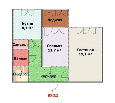 Продам двухкомнатную (2-комн.) квартиру, Тепличная ул, 6кб, Воронеж г