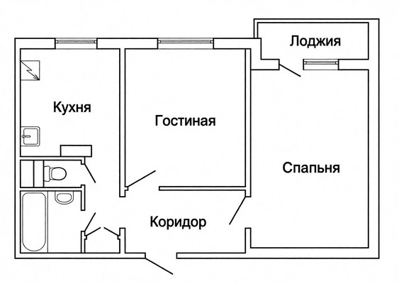 Продам двухкомнатную (2-комн.) квартиру, Малоземельская ул, 3, Новороссийск г