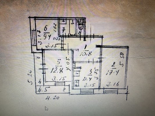 Продам трехкомнатную (3-комн.) квартиру, Маршала Жукова ул, 3, Симферополь г