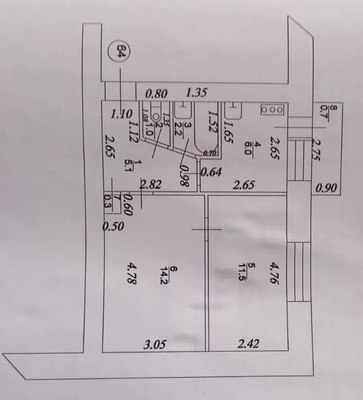 Продам двухкомнатную (2-комн.) квартиру, Маршальская ул, 25а, Казань г