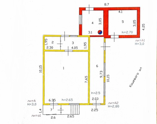 Продам торговое помещение 82,9 м2, Кошевого ул, 92, Пенза г