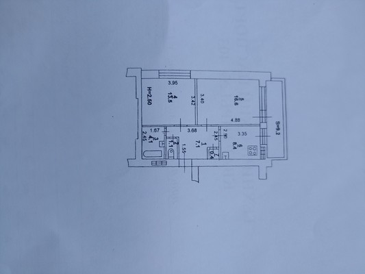 Продам двухкомнатную (2-комн.) квартиру, Космонавтов пр-кт, 17, Ростов-на-Дону г