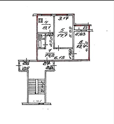 Продам двухкомнатную (2-комн.) квартиру, Бобыльская дор, 57Ак1, Петергоф г