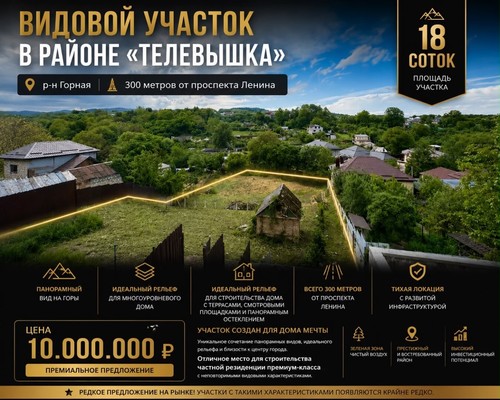 Продам участок 18 соток, Фермерское хоз., сдт Дружба тер, Нальчик г, 0 км от города