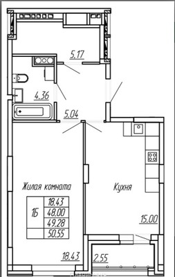 Продам однокомнатную (1-комн.) квартиру, Карла Маркса ул, 109Г, Йошкар-Ола г