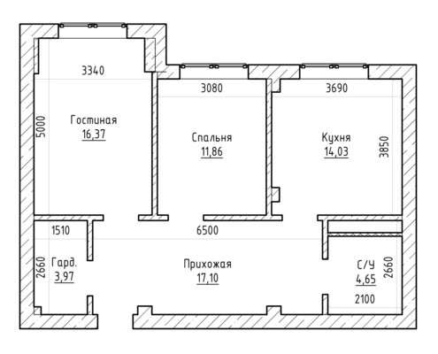 Продам двухкомнатную (2-комн.) квартиру, Профсоюзная ул, 212А, Вольный Аул кп