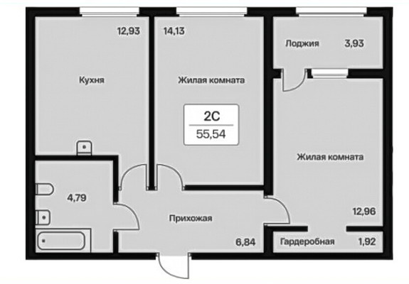 Продам двухкомнатную (2-комн.) квартиру, Славы б-р, 9к2, Янино-1 гп