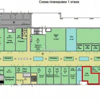 Сдам торговое помещение 59,5 м2, Кронштадтский б-р, 3А, Москва г