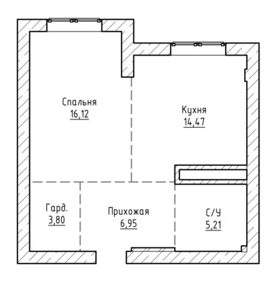 Продам однокомнатную (1-комн.) квартиру, Т.Идарова ул, 176, Нальчик г