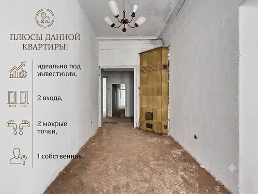 Продам многокомнатную квартиру, Рубинштейна ул, 23, Санкт-Петербург г