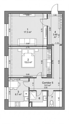 Продам двухкомнатную (2-комн.) квартиру, Мира ул, 32/6, Рошаль г