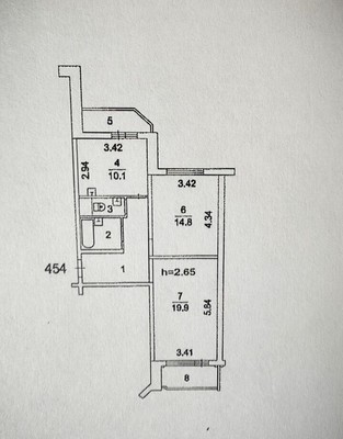 Продам двухкомнатную (2-комн.) квартиру, Гагарина пр-кт, 27к6, Люберцы г