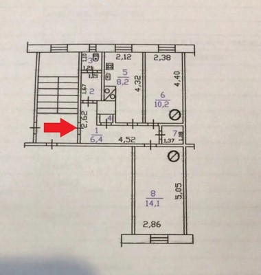 Продам двухкомнатную (2-комн.) квартиру, 2, Горка д
