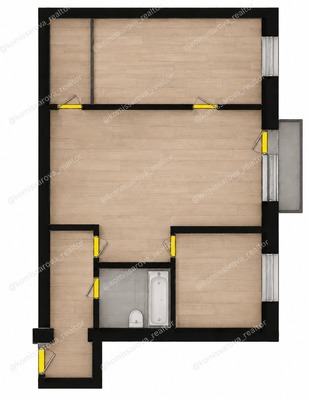 Продам двухкомнатную (2-комн.) квартиру, Советская ул, 47, Корсаков г