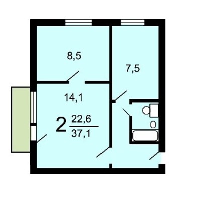 Продам двухкомнатную (2-комн.) квартиру, Дмитровка Б. ул, 58/2, Москва г
