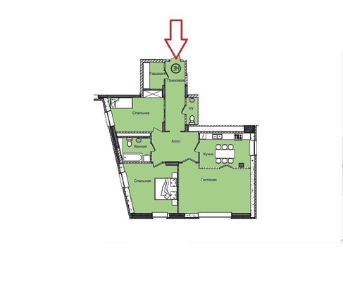 Продам трехкомнатную (3-комн.) квартиру, Дубравная ул, 28б, Казань г