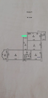 Продам трехкомнатную (3-комн.) квартиру, Стабильная ул, 17к1, Ростов-на-Дону г