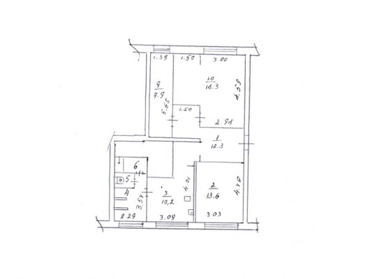 Продам трехкомнатную (3-комн.) квартиру, Мира ул, 19, Костомукша г