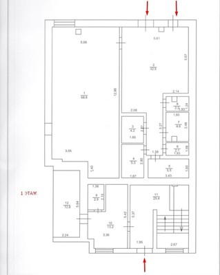 Продам коммерческое помещение 1 746,3 м2, Роторная ул, 1г, Казань г