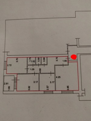 Продам трехкомнатную (3-комн.) квартиру, 60 лет Октября ул, 7, Белоозёрский г