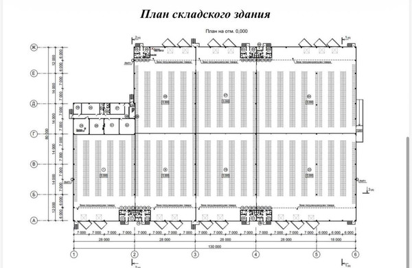Сдам склад 10 200 м2, 77, Сергеевка д