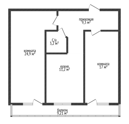 Продам двухкомнатную (2-комн.) квартиру, им. Прокофьева С.С. ул, 10, Краснодар г