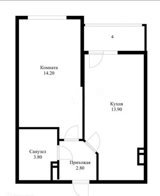 Продам однокомнатную (1-комн.) квартиру, им. Петра Метальникова ул, 36, Краснодар г