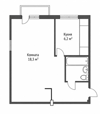 Продам однокомнатную (1-комн.) квартиру, Электрификации ул, 31, Люберцы г