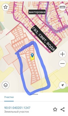 Продам участок 2 соток, ИЖС, Южная ул, Викторовка с, 0 км от города