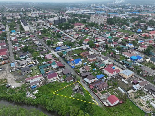 Продам участок 4,61 соток, ИЖС, Земледельческий пер, 30, Южно-Сахалинск г, 0 км от города