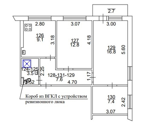 Продам трехкомнатную (3-комн.) квартиру, Пушкинская ул, 176/91, Ростов-на-Дону г