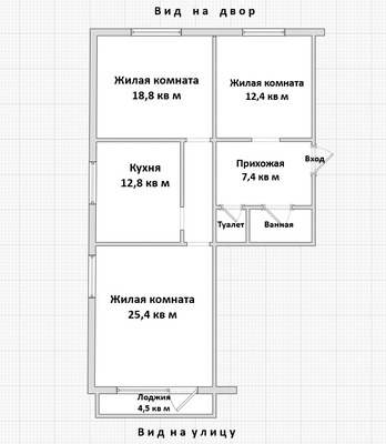 Продам трехкомнатную (3-комн.) квартиру, Дмитрия Шмонина ул, 3, Новосибирск г