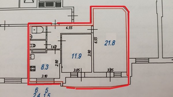 Продам двухкомнатную (2-комн.) квартиру, Оборонная ул, 2к5, Мурино п