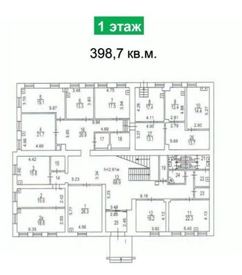 Сдам коммерческое помещение 769,3 м2, Озерковская наб, 4, Москва г