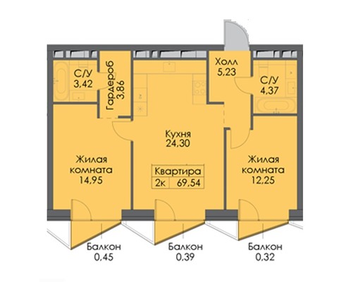 Продам двухкомнатную (2-комн.) квартиру, 3-й Красногорский проезд, 2, Москва г