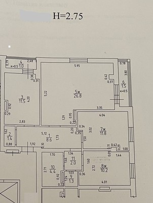 Продам трехкомнатную (3-комн.) квартиру, О.Кошевого ул, 15, Калининград г