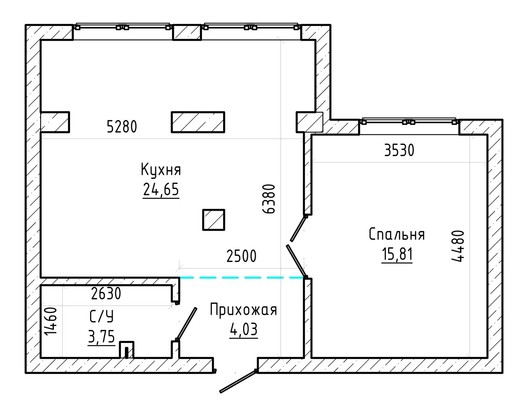 Продам однокомнатную (1-комн.) квартиру, Ватутина ул, 29А, Нальчик г
